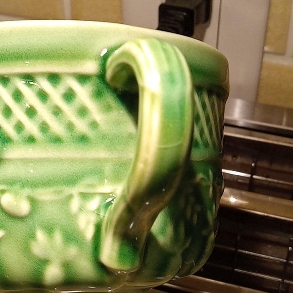 Bordallo Pinheiro Green Bunny Rabbit Teacup And Saucer - Picture 12 of 12